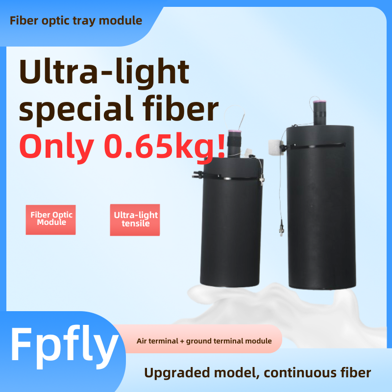 Optical Fiber Image Data Module for FPV Drone Image Transmission to Ground Receiver Optical Link Sky Endpoint Underwater Robot