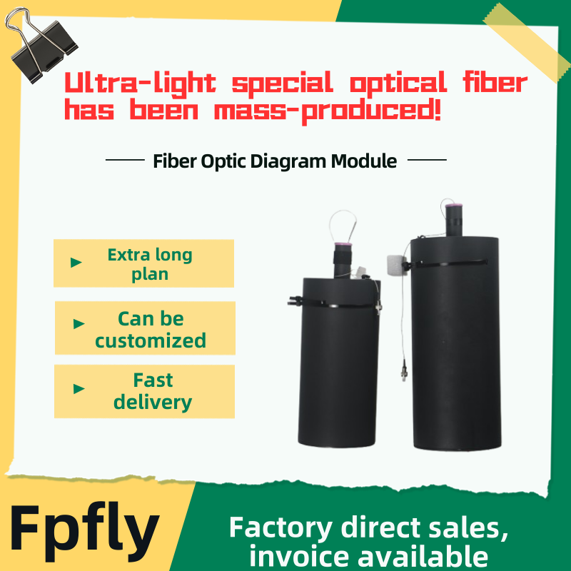Optical Fiber Image Data Module for FPV Drone Image Transmission Optical Link Sky Anti-interference